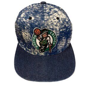 Boston Celtics NBA Mitchell and Ness Fitted Hat Size 7 5/8